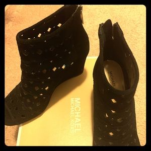 Michael Kors Peep Toe Bootie